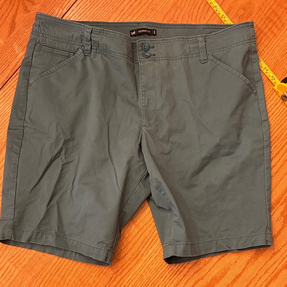 Lee Women's Teal Green Bermuda Shorts